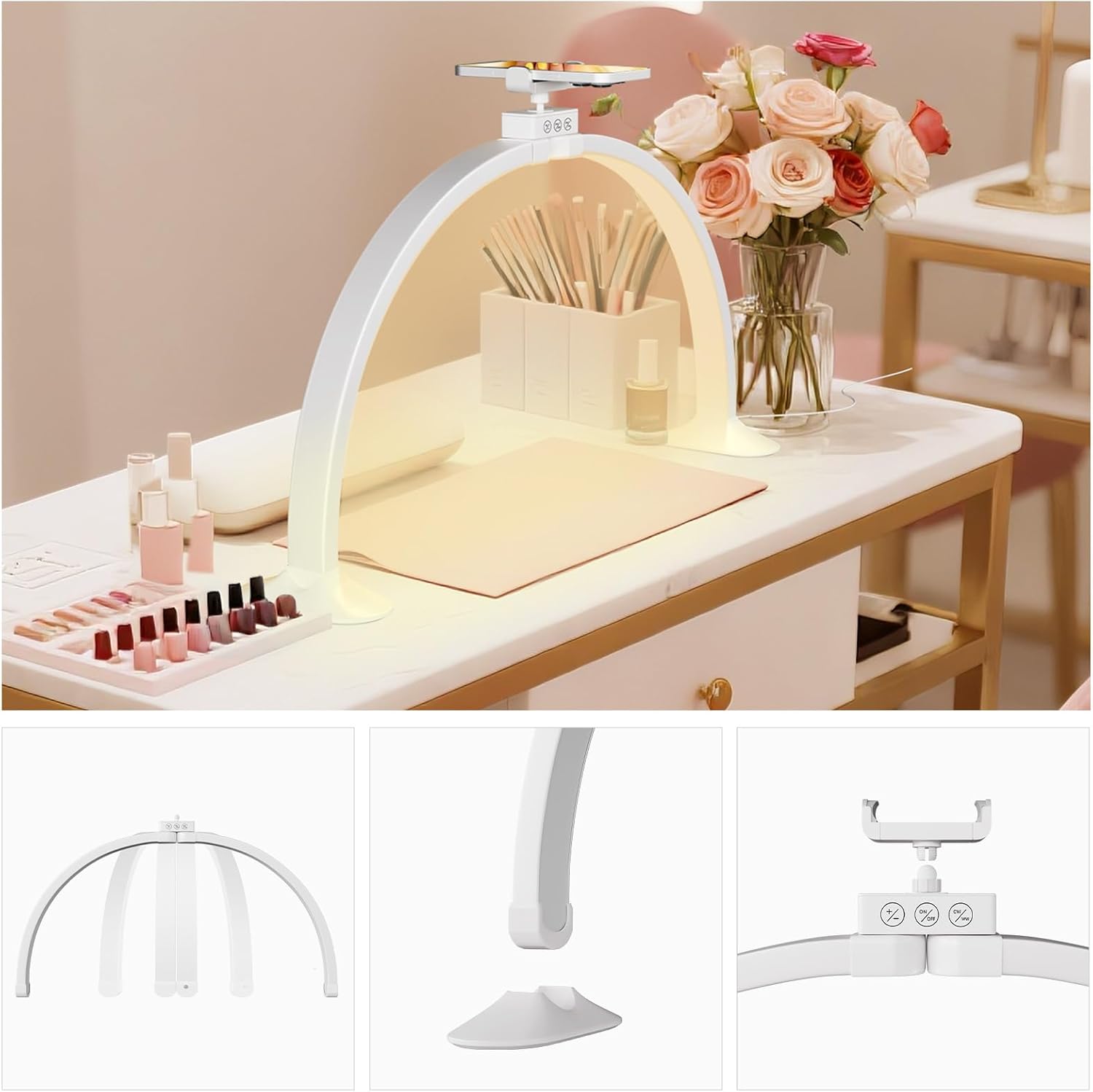 Demi-lune lumière en forme de  - Desk Setup Lamp avis et prix